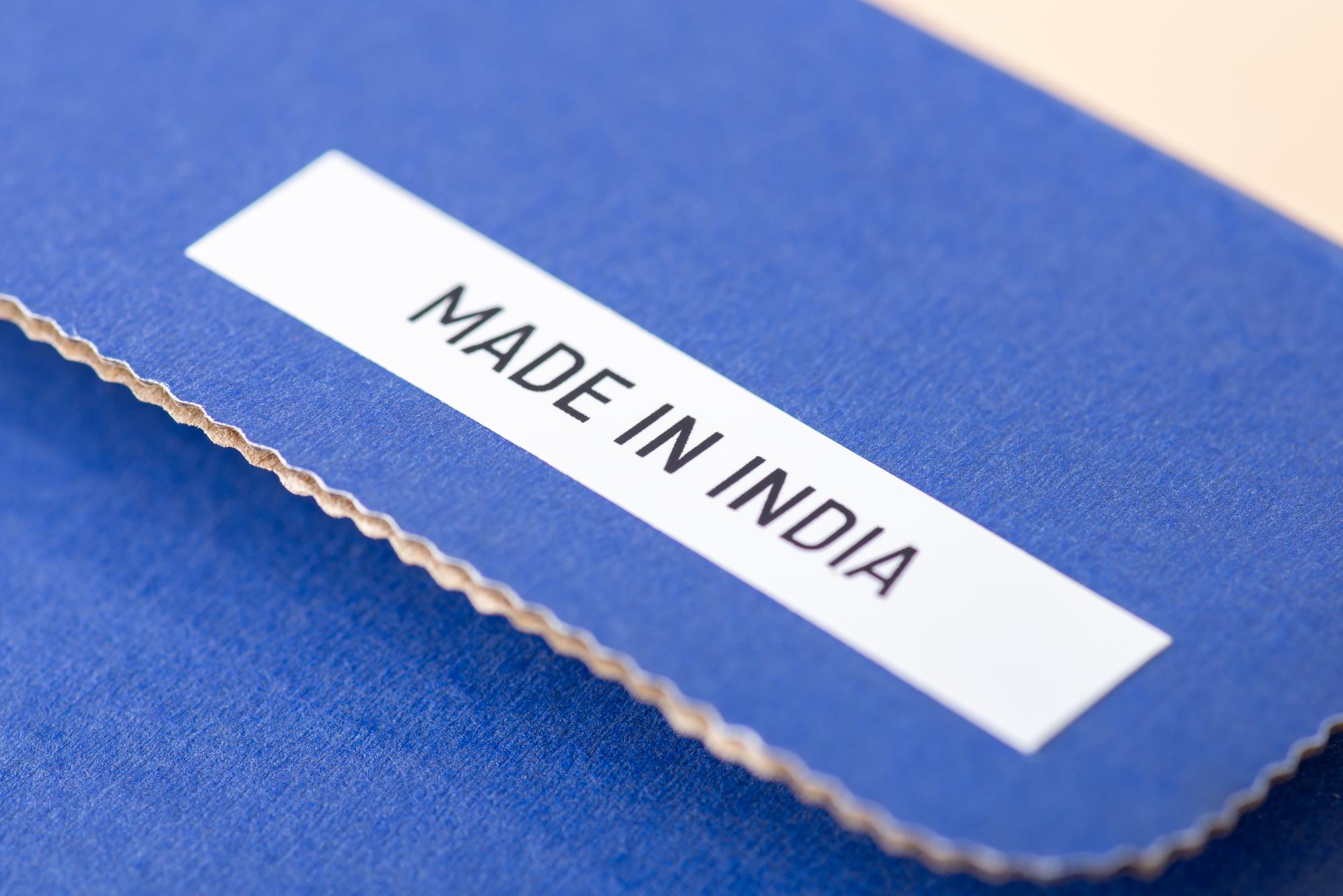 samples of embroidered labels and tags